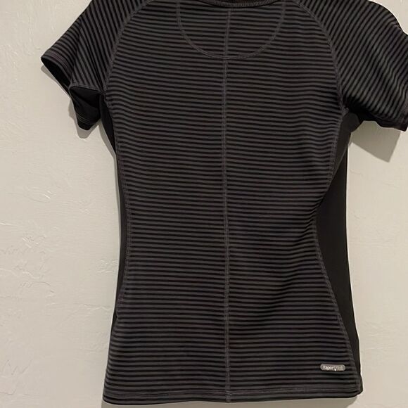 The North Face athletic shirt black striped xs - Picture 5 of 6